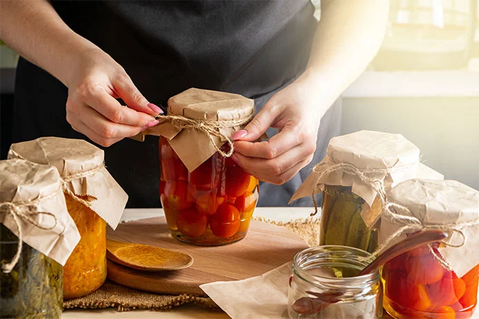 Canned vegetables