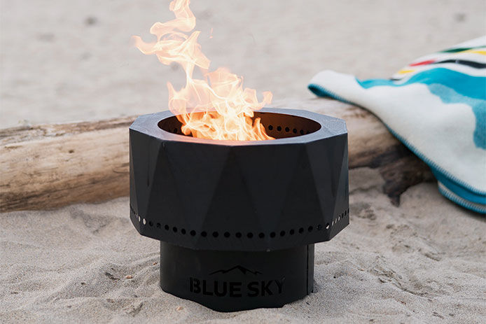 Ridge Smokeless Portable Fire Pit from Blue Sky