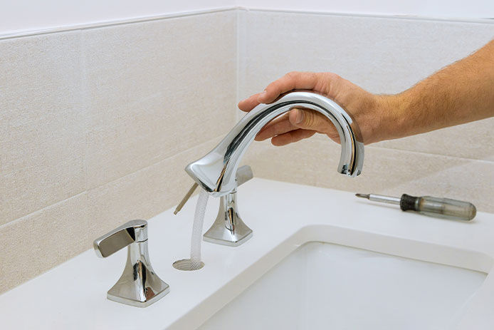 Installing a new faucet