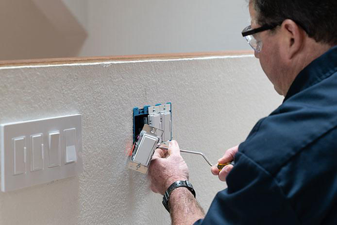 Installing a dimmer switch