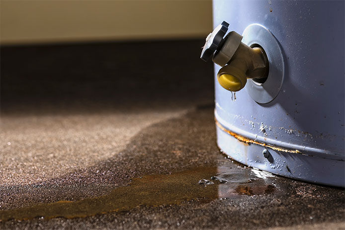 Leaky water heater