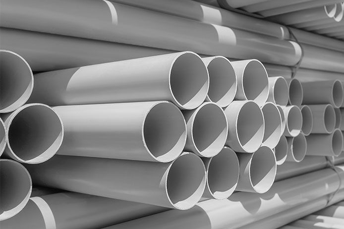 PVC pipes