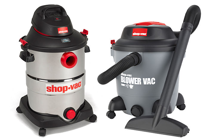 two Shop vac 