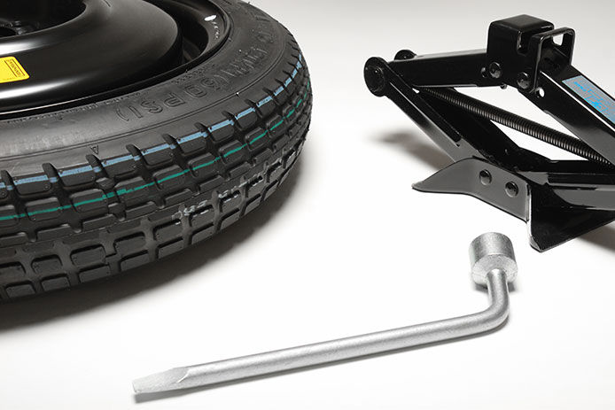Tools you will need for changing a tire