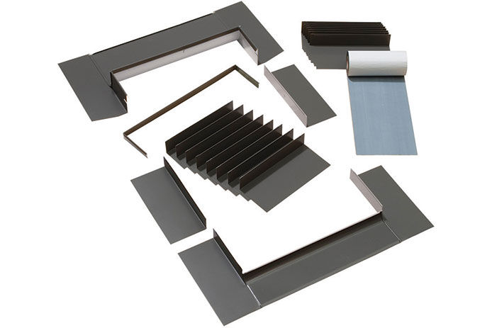 A skylight framing kit. Used to seal up all sides of a recently installed skylight