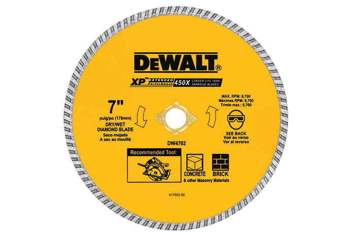 A Turbo Rimmed Circular Saw Blade