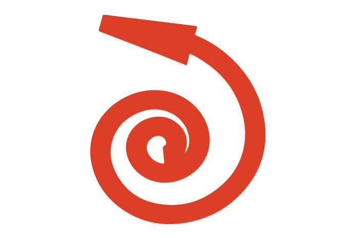 An orange hose icon