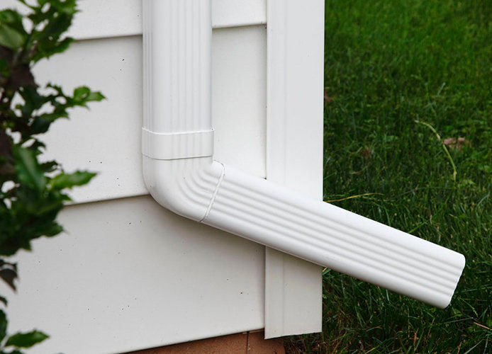 Downspout, close-up