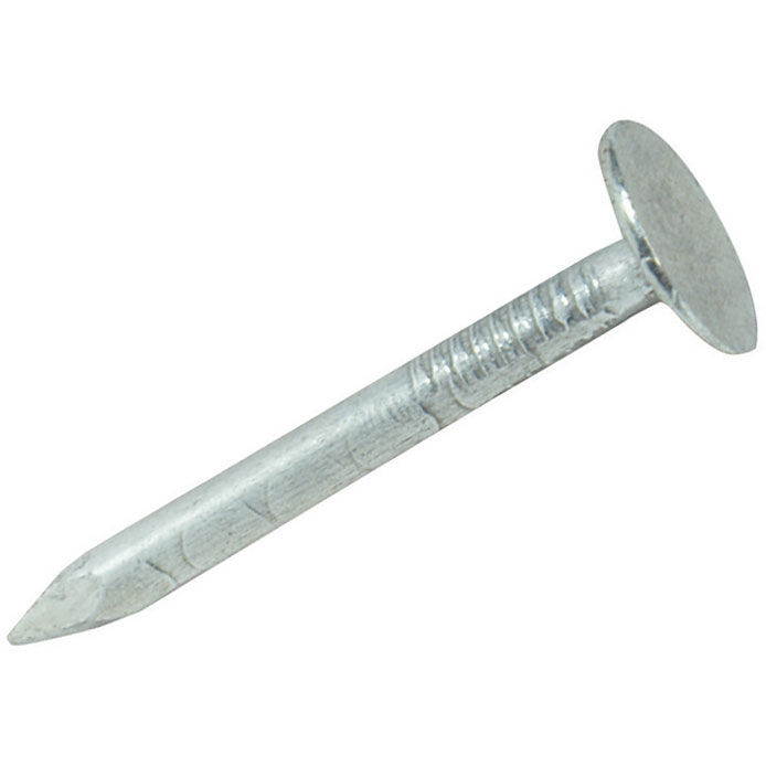 An essential roofing nail shot on a white background, perfect for use in roofing and exterior construction projects.