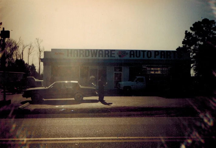 old storefront of Hollywood Hardware in South Carolina