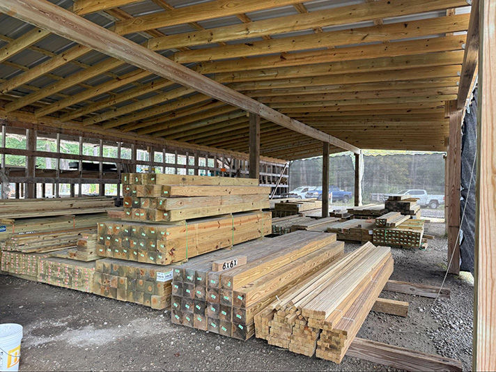 selection of wood, plywood, and dimensional wood at Hollywood Hardware