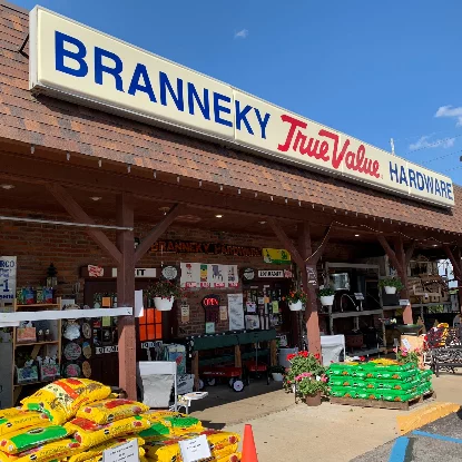 Exterior of Branneky Hardware