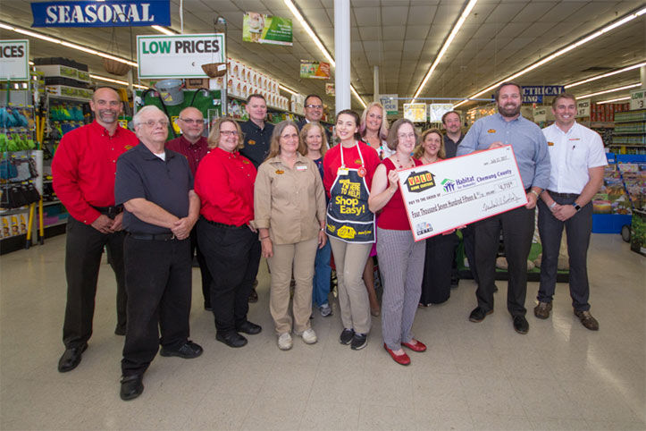 Chemung County Habitat for Humanity check presentation