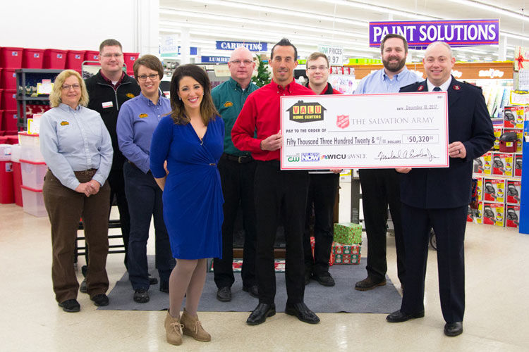 Valu raised $50,320 for The Salvation Army