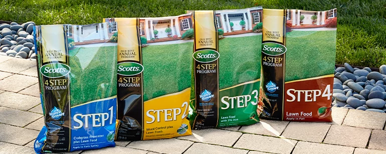 How to get started with Scots 4-Step lawn care program