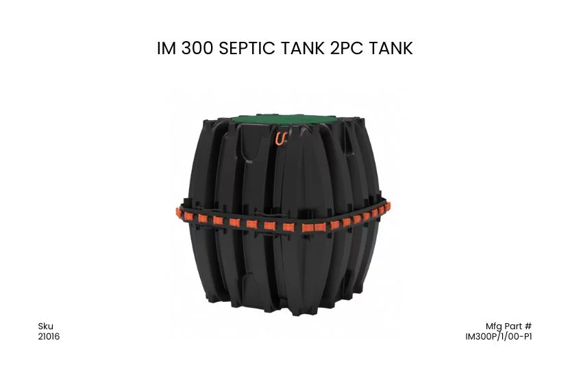 IM 300 SEPTIC TANK 2PC TANK