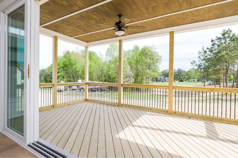 Deck made from Treated Lumber