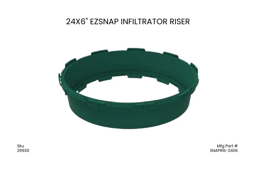 24X6" EZSNAP INFILTRATOR RISER