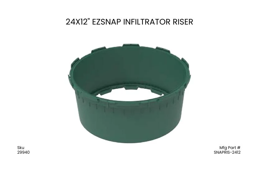 24X12" EZSNAP INFILTRATOR RISER