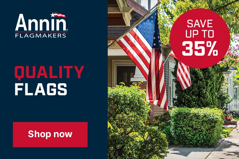 Save up to 35% on Annin Flag and pole set