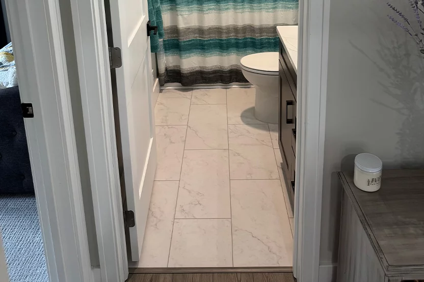 Bianco Marble Tile Example