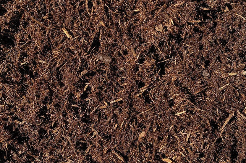 Brown mulch