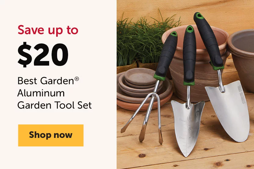Save up to $20 Best Garden Aluminum Garden Tool Set - Shop now