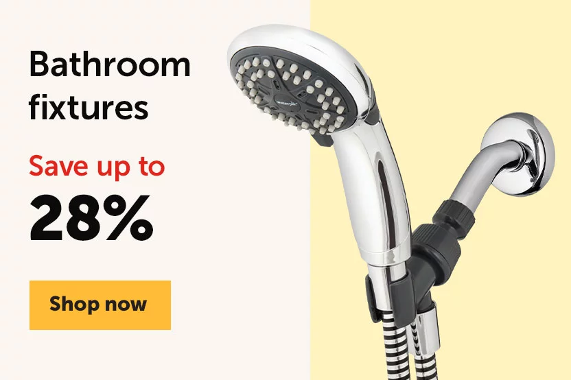 Bathroom fixtures - Save up to 28% - Shop now