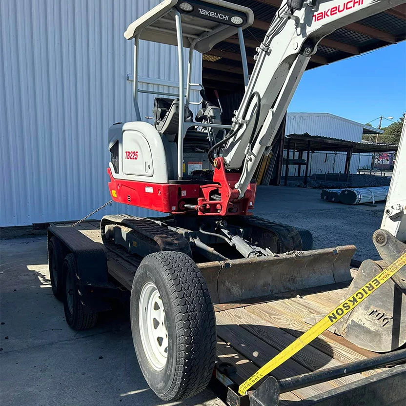 Bob's Do it Best rental equipment excavator