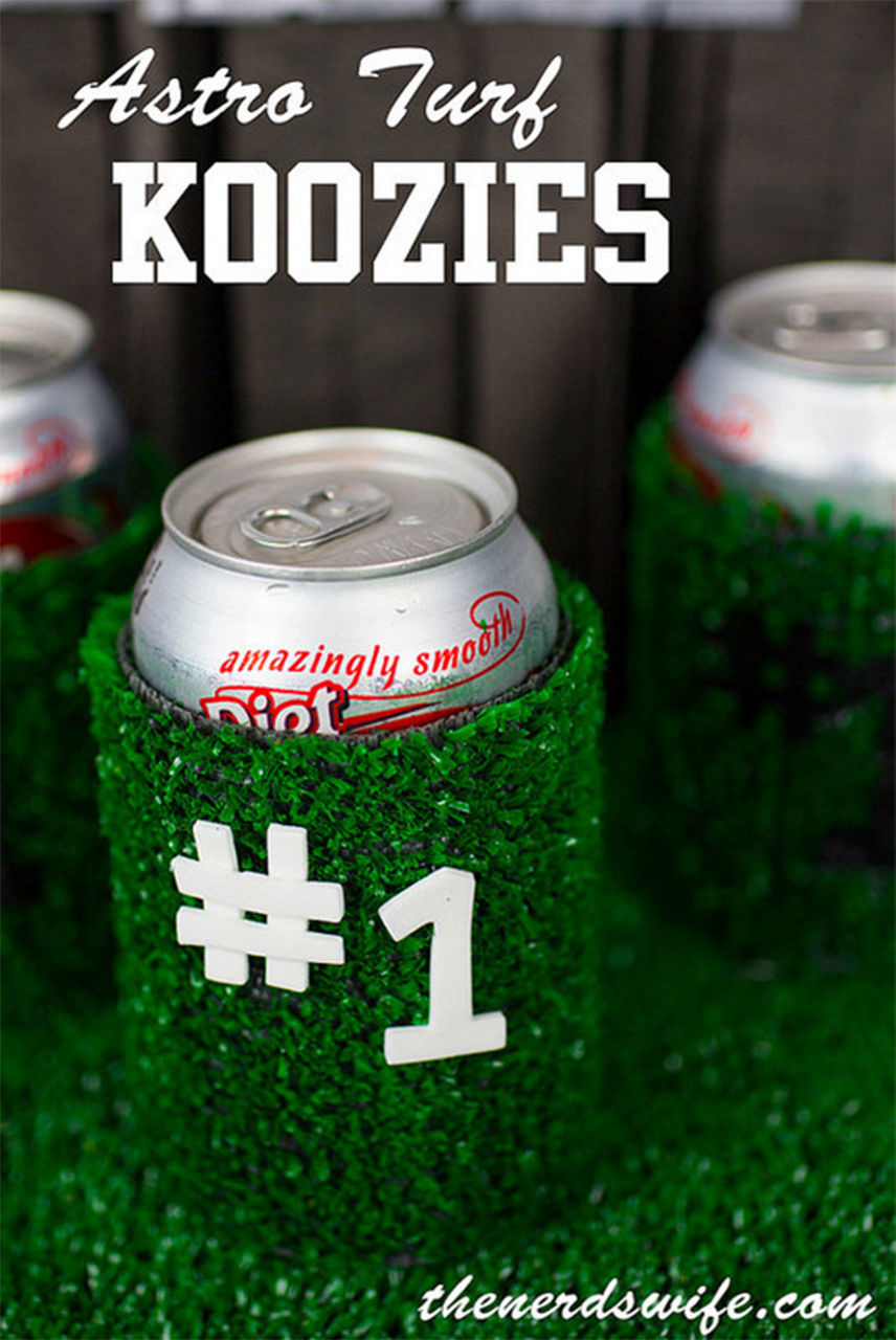 astro turf koozies