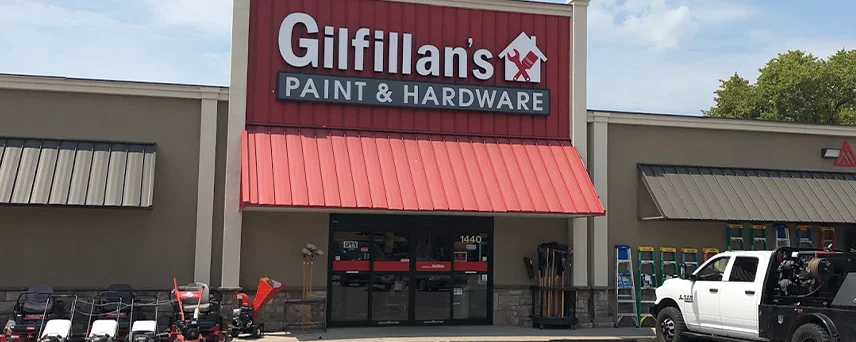 Gilfillan's Paint & Hardware Storefront