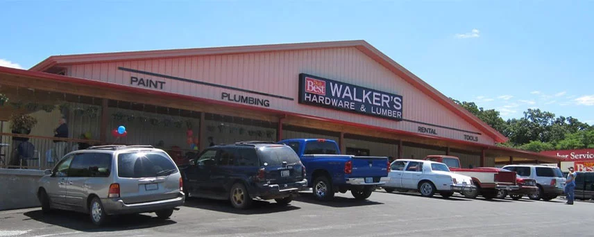 Walkers storefront banner