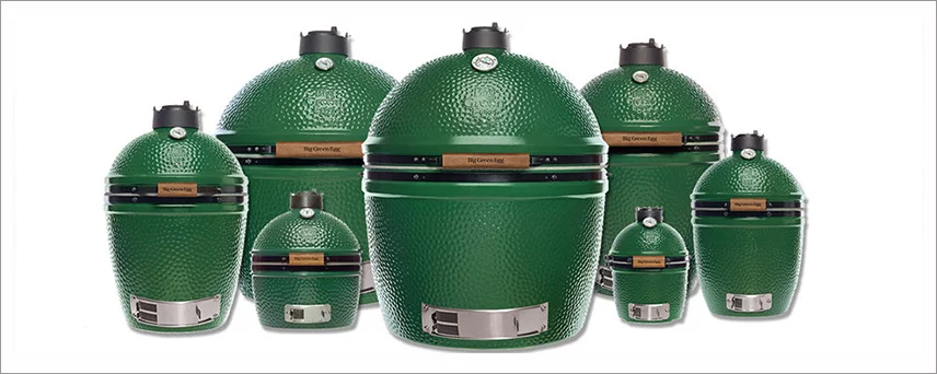 Multiple Big Green Eggs