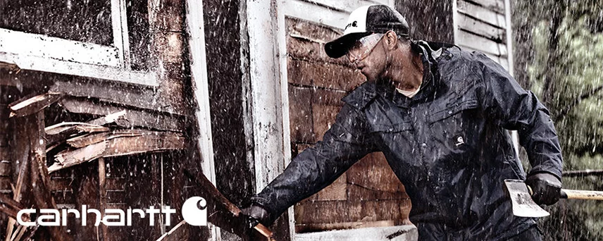 Carhartt - Man in rain gear