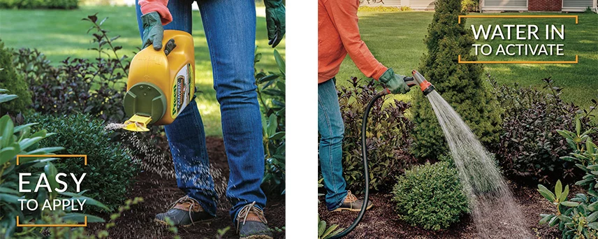 Easy to apply & Water in to activate