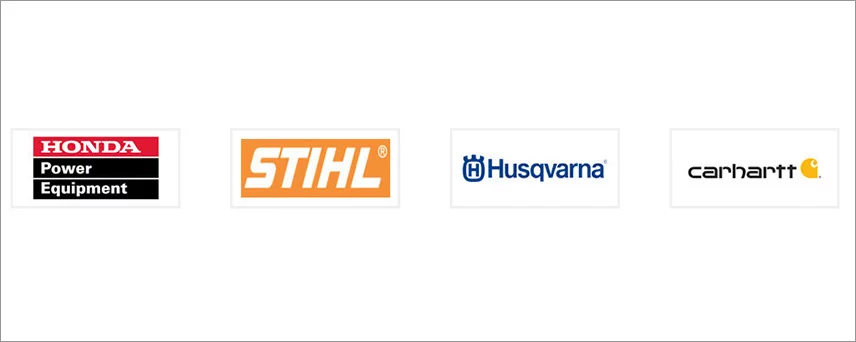 Brands available at Willits Honda Power Equipment, Stihl, Husqvarna, and Carhartt