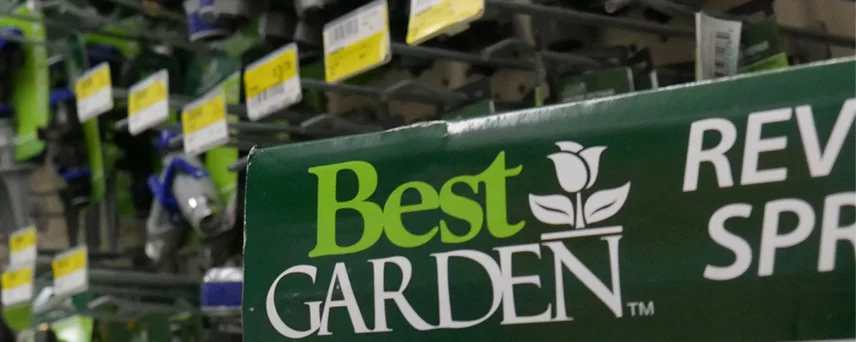 Lawn and Garden Supplies and Tools in Aisle