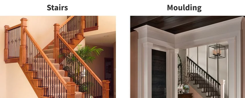 Stairs and Moulding