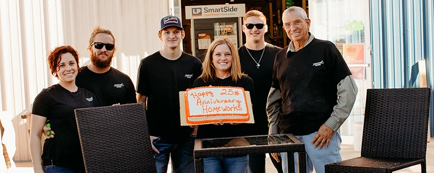 Join Our Team - Happy 25th Anniversary Homeworks