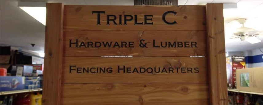 Triple C Hardware, Lumber & Rental Center provides our customers with excellent service every time they come into our store. We offer the right products, the right selection, the right prices and a team of associates passionate about your needs.