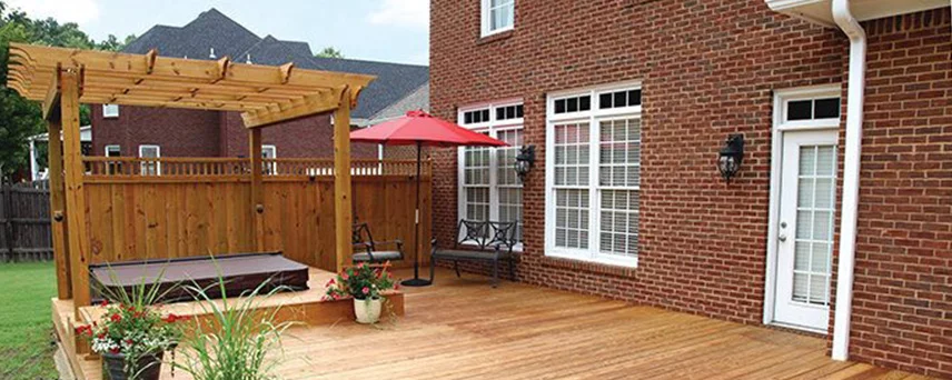Brick House With Nice Decking