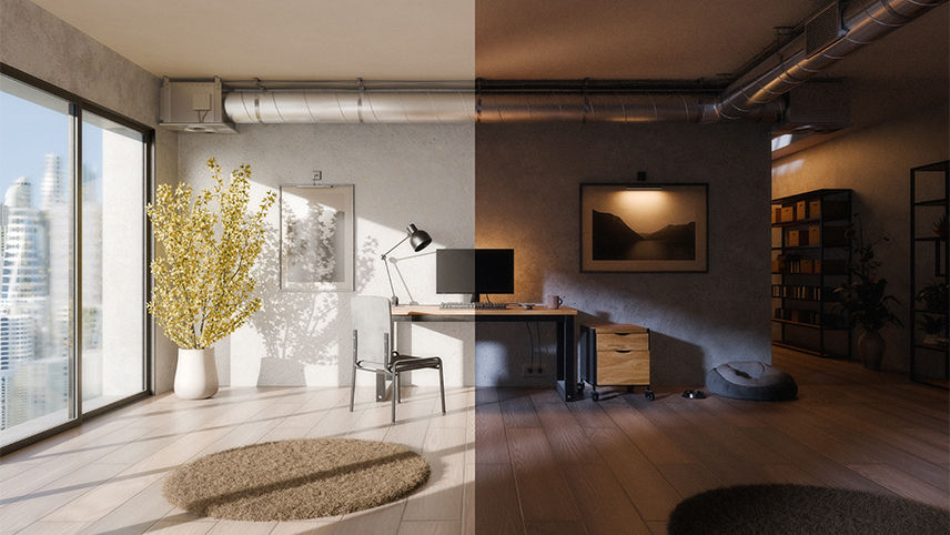 Difference between natural and artificial light