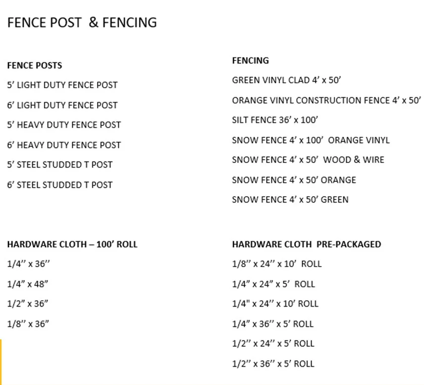 Lawn and Outdoor Supplies
