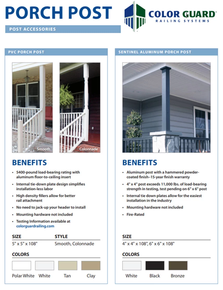 PORCH POST