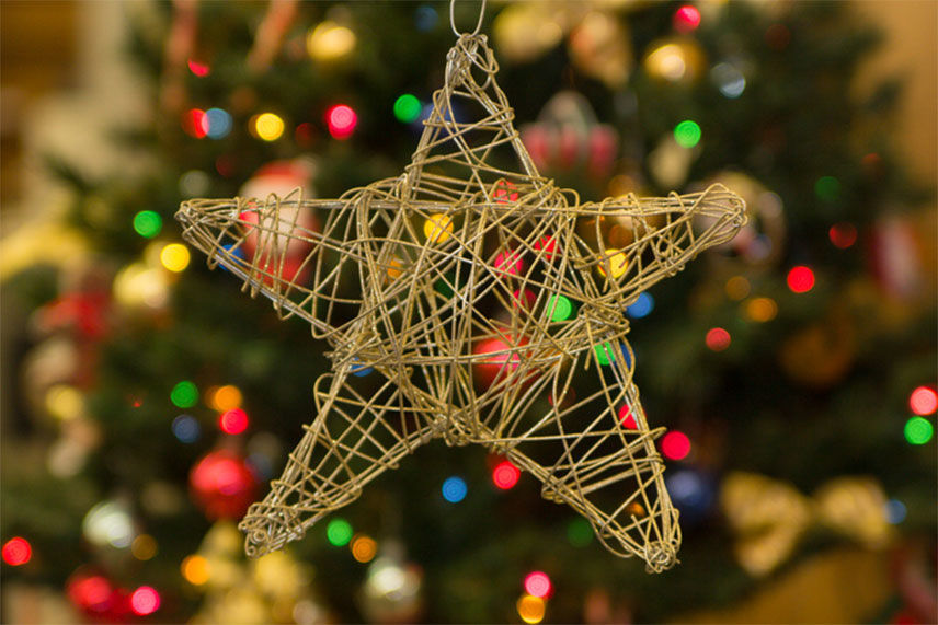 DIY Rustic Star Christmas Tree Topper