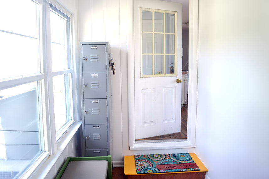 Final results from updating a mudroom