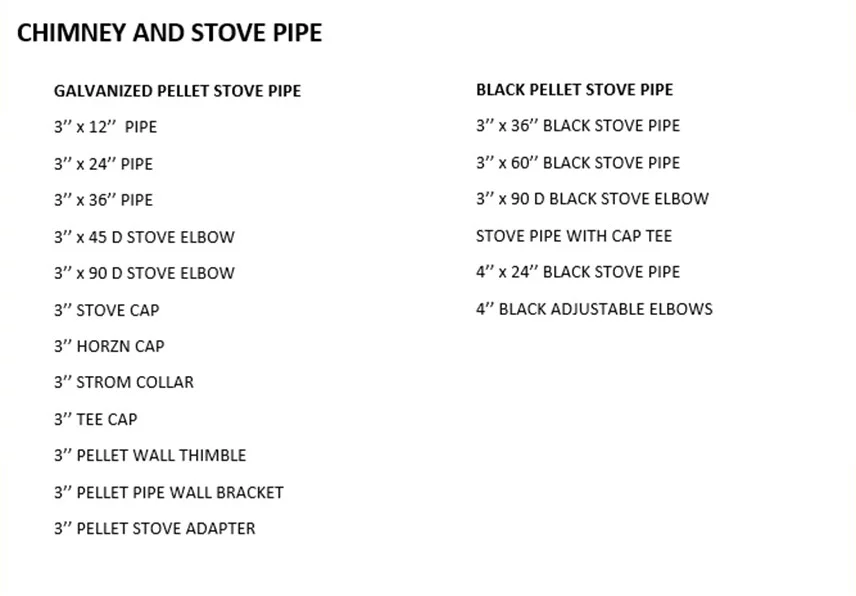 Chimney And Stove Pipe