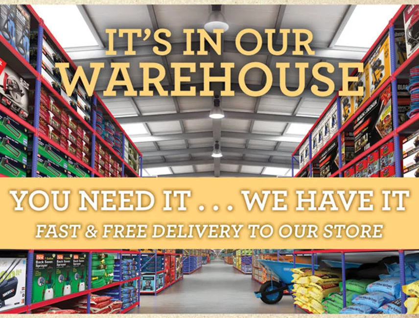 Willits It's In Our Warehouse - You Need It We Have it