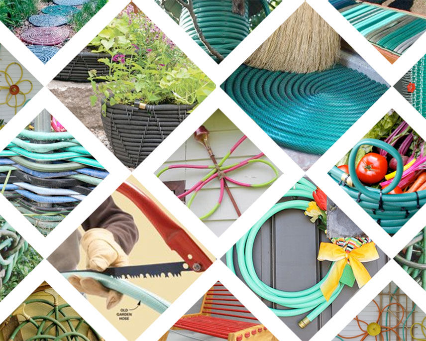 Garden hose collage