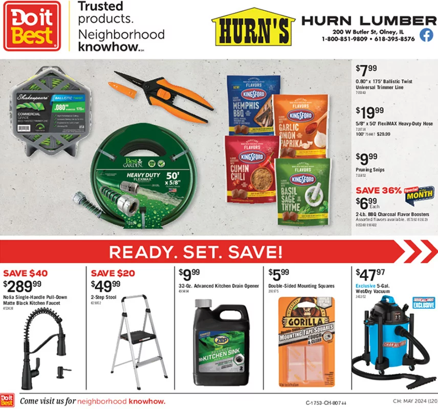 Hurns Lumber - Latest Circular